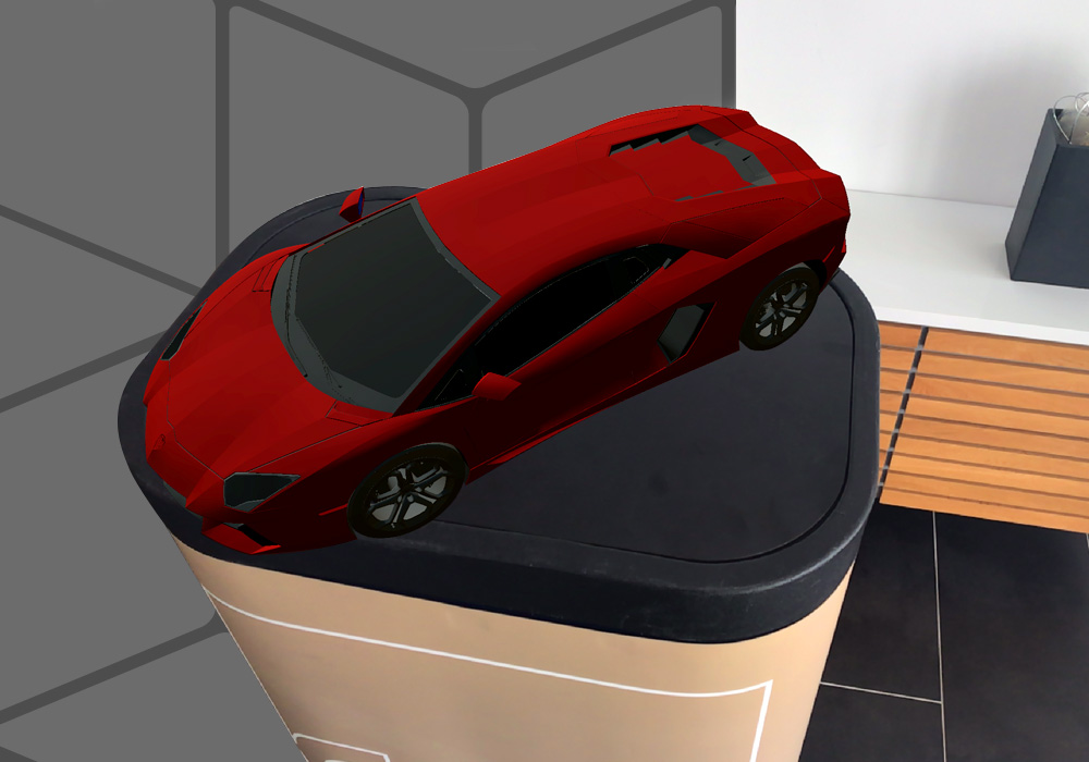 Il nuovo visore per la realtà aumentata i4 AUGMENTED REVIEW permette di integrare i modelli 3D nello spazio reale