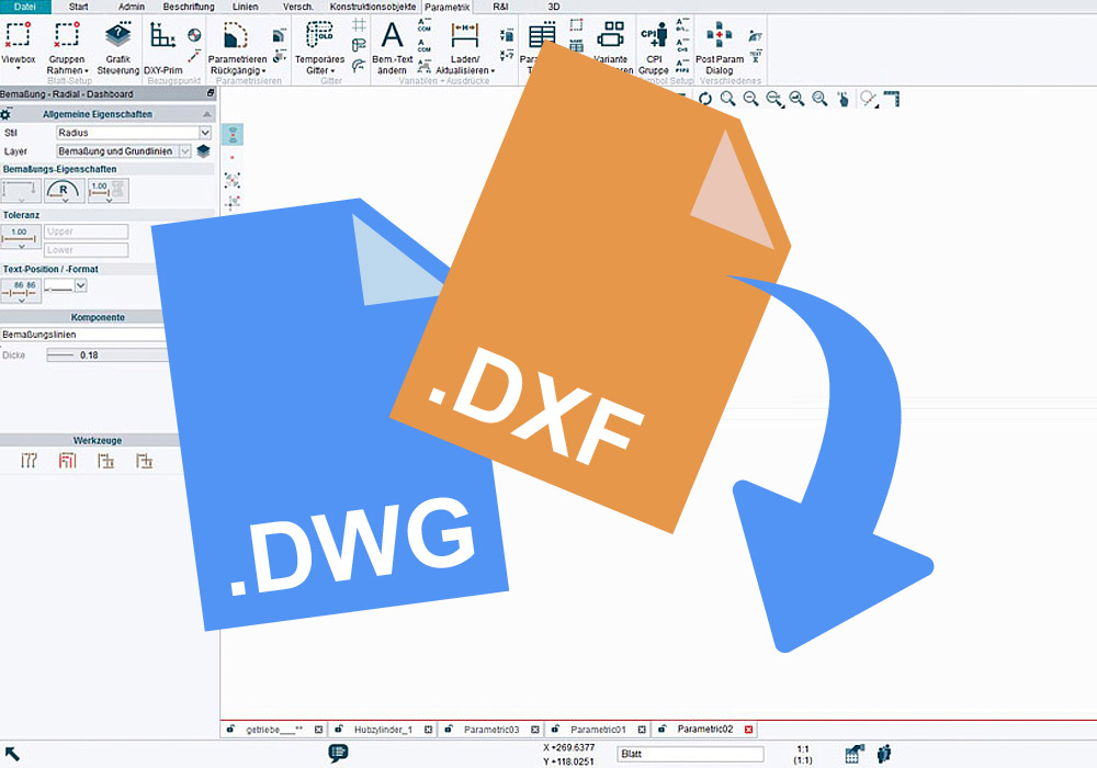 DWG- und DXF-Freeware: Dateien öffnen und bearbeiten