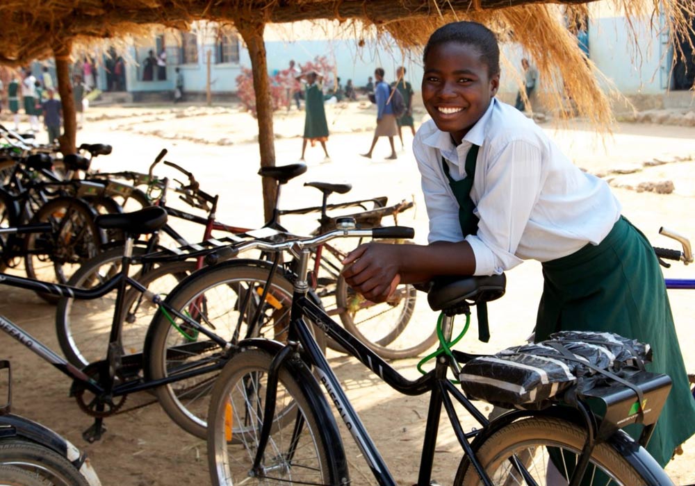 Raccolta fondi per i bambini e il loro accesso all'istruzione. Foto: World Bicycle Relief