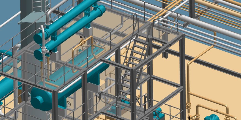 Pianificazione 3D indipendente dalle dimensioni nella costruzione di impianti Pianificazione 3D indipendente dalle dimensioni nella costruzione di impianti