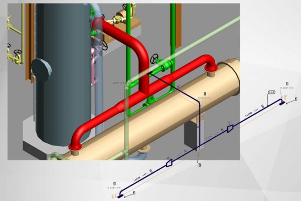 Generazione automatica di sketch isometrici di tubazioni