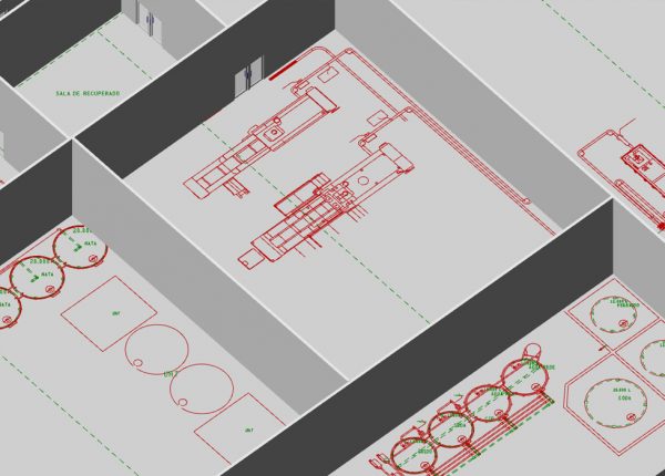 M4 PLANT fornisce cataloghi standard di componenti 3D, funzionalità copia / incolla e auto-routing